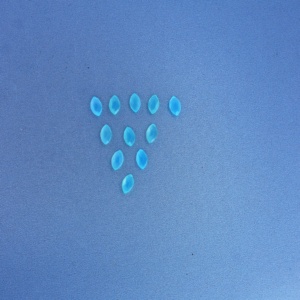 Calcedoine Aqua taille Marquise 3x6mm, pierre précieuse facettée bleu clair pour la fabrication de bijoux, pierres calibrées en vrac - Product Image 5