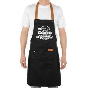 Delantal de Cocina Personalizado con Logotipo Impreso, Resistente, Lavable, Hecho en Fábrica, Delantal de Chef de Tela de Algodón de Primera Calidad - Product Image 4