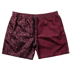 Breathable Eco-Friendly 100% Cotton Men's Sporty Mid Waist Drawstring Closure Board <b>Shorts</b> Plain Dyed <b>Technics</b> High Quality - Product Image 6