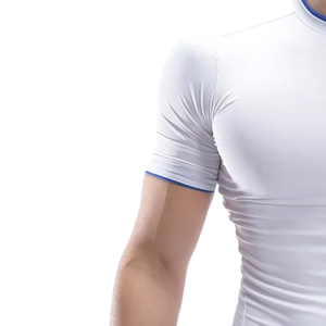 <b>Mens</b> Athletic Compression <b>White</b> <b>Shirt</b> Breathable Quick Dry Stretch <b>Short</b> <b>Sleeve</b> Workout Gym Training Sports Top Regular - Product Image 5