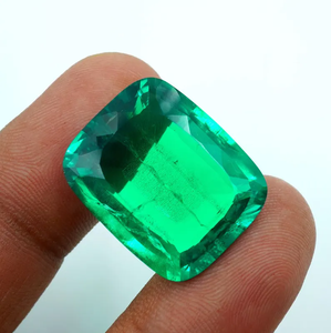 HAYAAT GEMS 25 Carat Natural Emerald <b>Cushion</b> Cut Loose Gemstone 24x19mm for Jewelry Making - Product Image 4