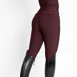 High Quality 4-way Stretch Horse Riding Breeches <b>Leggings</b> Tights <b>Equestrian</b> Wear Pants on Technical Fabric with Soft Feel - Product Image 4
