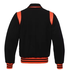 Good Quality Wholesale Custom <b>Baseball</b> Letterman <b>Jackets</b> Coat Winter Wool Body Leather Sleeve Bomber Varsity <b>Jacket</b> <b>Men</b> 2026 - Product Image 4
