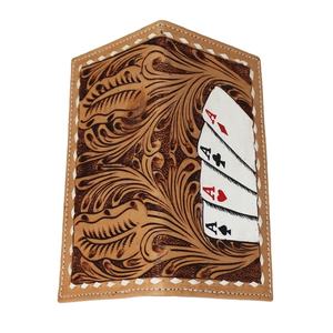 Portefeuille long en cuir véritable vintage unisexe avec fonction de sécurité RFID, imprimés animaliers, grande capacité, multifonction, usage quotidien - Product Image 2