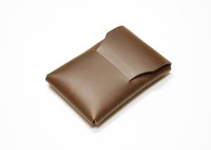 Portefeuille en cuir sans couture de haute qualité, design pliable sans soudure, étui à cartes fin et minimaliste avec emballage personnalisé LSSW-0028 - Product Image 4