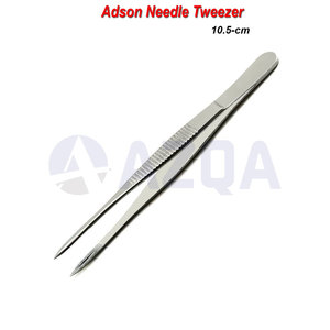 Pinzas Adson de Acero Inoxidable, Pinzas de Microcirugía de Primera Calidad, Instrumento Dental de Precisión - Product Image 2