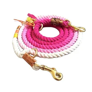 Organic Braided Cotton Rope <b>Leash</b> Natural Climbing Rope Dog Lead Heavy Duty Strong Durable Handmade Dog <b>Leash</b> - Product Image 1