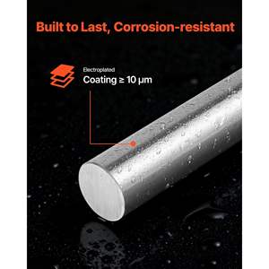 Tige de mouvement linéaire SFC25 en acier au carbone antirouille, 25mm x 1000mm (0.98 x 39,4 pouces), coupe d'axe de haute précision et de haute dureté, 2 pièces - Product Image 4