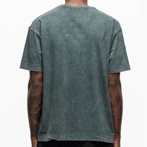 Wholesale <b>Men</b> Hip Hop Acid Wash T <b>Shirt</b> Cotton Streetwear Vintage Custom Logo Printed Washed Fashion T <b>Shirts</b> - Product Image 3