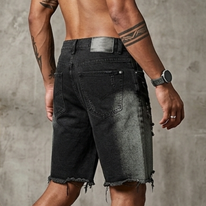 Eyre Sports Wear Customized Men Washed Distressed Short New Trendy Vintage Style High Street Shorts For Unisex Wear - Product Image 6