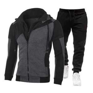 Ensemble de survêtements OXLO LEATHER pour hommes, en coton mélangé, imprimé par sublimation, pour l'hiver, respirant, style streetwear, idéal pour la gym et l'entraînement - Product Image 2