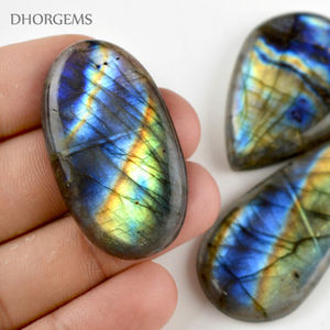 Cabochon de labradorite naturelle Spectrolite Purple Flash, pierre semi-précieuse à feu, la plus vendue, utilisée pour la fabrication de bijoux - Product Image 4