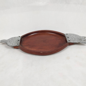 Nueva Bandeja de Servir de Madera Pulida Ecológica 2026, Artesanía de la India, para Venta al Por Mayor a Precio de Fábrica - Product Image 1
