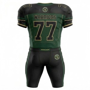 OEM Premium American Football Uniform Set Breathable Mesh Team <b>Game</b> Jersey and <b>Padded</b> Pants Tackle Twill Embroidery - Product Image 2