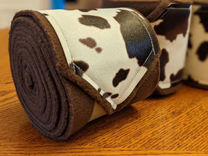 Bandages de protection pour jambes d'équitation en polaire durable avec fermeture Velcro pour l'équitation et l'entraînement (vente en gros) - Product Image 4