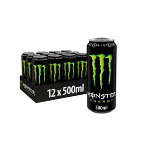 Boissons énergisantes Monster Energy authentiques, saveur originale, canettes de 16 oz (500 ml), paquets de 24 pour la distribution en gros aux supermarchés - Product Image 3