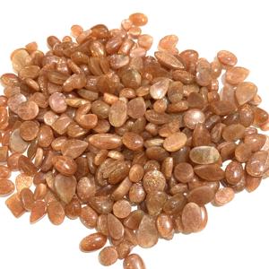 Piedra Semipreciosa de Alta Calidad, Piedra del Sol Natural, Corte Rosa, Cabujón en Forma de Pera, Certificada por Terceros, Tamaño Personalizable, Venta al Por Mayor - Product Image 5