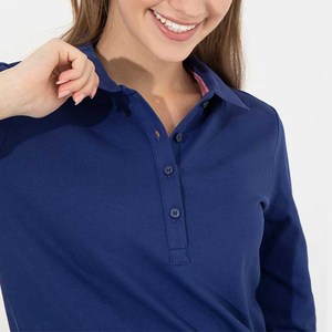 Chemises Polo de Golf pour Femmes en Gros, Logo Brodé Personnalisé, Manches Courtes, Respirantes, en Piqué, Uniformes Sportifs d'Équipe, Vêtements d'Été - Product Image 4