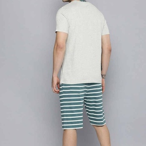 Men's Casual 2-Piece Summer Sport Set Breathable T-Shirts with Printed Tanks <b>Top</b> Outfits Comfortable Short Sets - Product Image 2