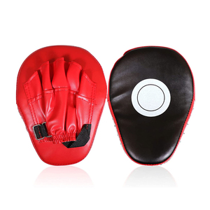 Almohadillas de cuero personalizadas con logo, las más vendidas, con correa de muñeca ajustable para entrenamiento profesional de kickboxing comercial. - Product Image 1
