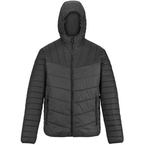Chaqueta acolchada de invierno para hombre con forro polar grueso y capucha. - Product Image 1
