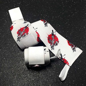 Bandes de poignet de musculation robustes et personnalisées avec boucle, souples, réglables, élastiques, respirantes, design professionnel - Product Image 4