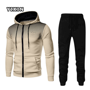 Unisex Latest Sublimation Hooded Tracksuit Set Full Zipper Sporty <b>Joggers</b> With Side Pockets <b>Polyester</b> Hoodie Pants Custom LOGO - Product Image 6