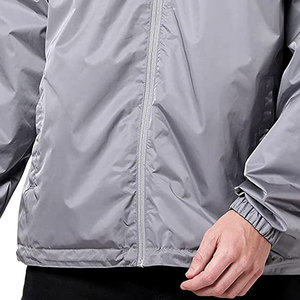 Custom 2026 Men's Outdoor Sport Coat Waterproof Windbreaker Mesh Lined Hood Running Sweat Jacket Hiking <b>Cycling</b> jacket - Product Image 3