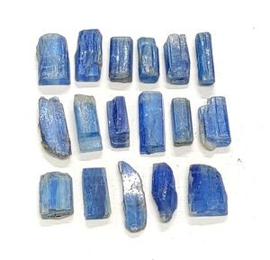 Cianita azul en forma de lápiz, piedras en bruto de 10 mm-16 mm, GEMA 100% NATURAL para la fabricación de joyas a precio de mayoreo. - Product Image 3