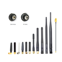Antenne WiFi miniature omnidirectionnelle en caoutchouc 2,4 GHz 3,5 dBi avec connecteur SMA mâle 28 mm pour module sans fil Zigbee Bluetooth