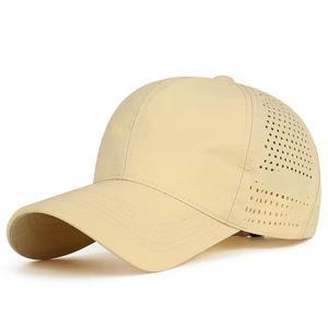 Waterproof Golf <b>Hats</b> for Men & Women Breathable Adjustable Custom 6 Panel Curved Laser Cut Hole Fit Sports Performance Fashion - Product Image 2