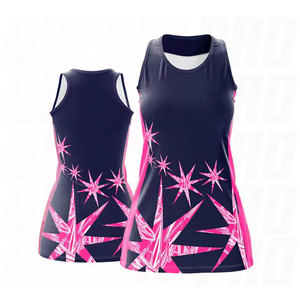 Breathable Women Team Wear Netball Dress Custom Logo Netball Uniform Cheap Wholesale Price <b>Unique</b> Design Sports Jersey - Product Image 4
