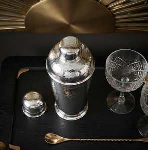 Utensilios de Bar Premium, Coctelera de Acero Inoxidable Hecha a Mano con Acabado Brillante, Coctelera de Latón para Hotel y Bar, para Alcohol y Vino - Product Image 6