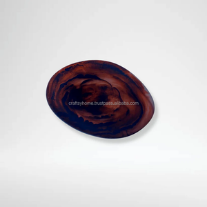 Best Selling <b>Resin</b> Round Shape <b>Resin</b> Tray Serving Platter Handmade Artisan Home Accessory <b>Resin</b> <b>Crafts</b> Unshape Sering Platters - Product Image 2