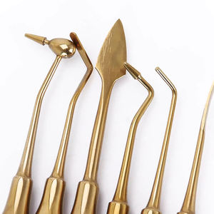 Instrumentos Quirúrgicos Dentales para Resina Compuesta, Kit Manual de Restauración con Mango de Acero, Certificado CE Clase I, Empuñadura Moleteada - Product Image 6