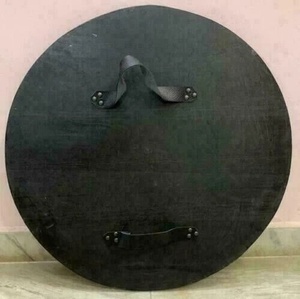 Panneau mural en bois artisanal personnalisé, motif casque nordique, design peint à la main, décoration intérieure artisanale, en acier inoxydable, vente en gros - Product Image 6