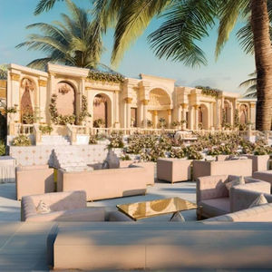 วัสดุเหล็กผสมใยเหล็ก เป็นมิตรกับสิ่งแวดล้อม สำหรับตกแต่งเวทีงานแต่งงานฮินดูในร่ม/กลางแจ้ง/ซุ้มแต่งงาน/มณฑปงานแต่งงาน/มณฑปราชวงศ์ - Product Image 1