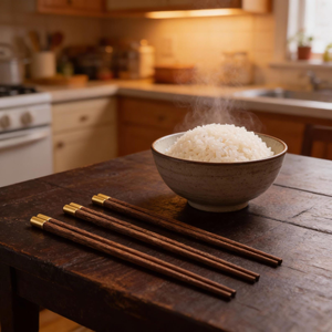 Ensemble de baguettes en bois réutilisables pour la cuisine asiatique, les sushis, les nouilles ramen, le riz, la maison, la cuisine, le restaurant, la table à manger, écologiques, faites à la main - Product Image 5