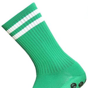 High Quality <b>Custom</b> Crew Sport <b>Grip</b> Football Soccer <b>Socks</b> Breathable Anti-Slip Football Sports <b>Socks</b> with <b>Custom</b> Logo - Product Image 3