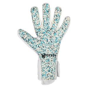 Gants de gardien de but de football en néoprène blanc, design personnalisé, très demandés, avec latex allemand de 4 mm, coupe négative, injection de caoutchouc latex allemand - Product Image 2