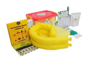 Kit de Emergencia para Derrames Químicos de 20L con Caja de Almacenamiento Transparente para Seguridad en el Lugar de Trabajo - Product Image 6