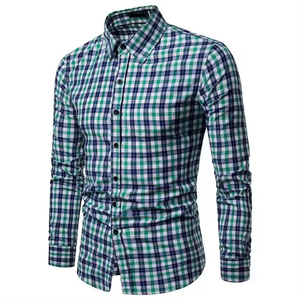 Vente directe usine Chemises habillées et chemises de mariage pour hommes 100% coton respirant, confortables et coupe ajustée 2026 - Product Image 1