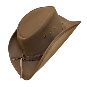 Sombreros de Vaquero Hechos a Mano en Cuero Genuino, Diseño de Alta Calidad con Personalización, Sombreros al por Mayor para Hombre - Product Image 2