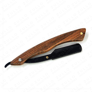 Premium Stainless Steel Disposable Cut Throat Razor Custom Color Pattern <b>Barber</b> Shaving Razor OEM Private Label - Product Image 6