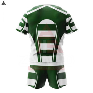Uniforme de Rugby Sublimado para Hombre, Nuevo, al por Mayor, con Diseño Impreso y Pantalones Cortos, Uniforme de Rugby Profesional - Product Image 2