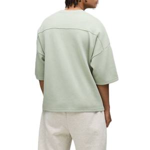 Camisetas Extra Grandes de Algodón Grueso para Hombre, Camisetas con Logotipo Personalizado, Ropa Urbana, Fabricación de Ropa de Marca Privada, Camiseta de Algodón para Hombre - Product Image 2