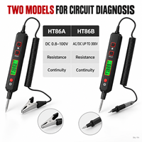 Testeur de circuit automobile HT86A HT86B, stylo testeur de tension AC/DC, résistance, continuité, diagnostic de câblage de voiture, multimètre