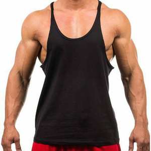 Camisetas sin mangas para culturismo para hombre, camiseta sin mangas de algodón para entrenamiento de gimnasio y fitness, ropa para correr, camiseta sin mangas tipo Stringer - Product Image 1