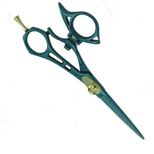 Tijeras Profesionales para Cortar el Cabello con Diseño de Pulgar Giratorio y Acento de Joya, Herramientas de Salón de Calidad Premium Hechas en Pakistán - Product Image 4