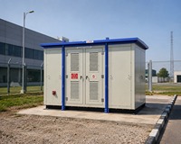 Transformateur de puissance immergé dans l'huile 20 kV 800 kVA, système de sous-poste compact, bobinages en cuivre, type boîtier, sortie 400 V IS